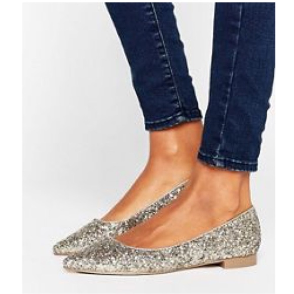 Glitter flats. Party!